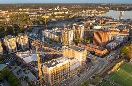 The Electrolux head office is located at the intersection of Sankt Göransgatan/Kellgrensgatan.