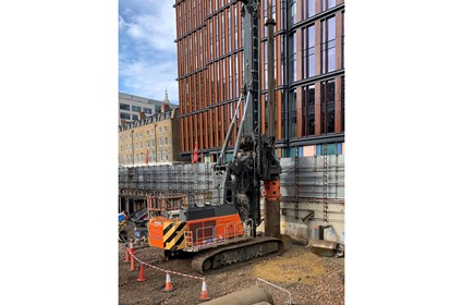 Cementation Skanska piling rig Cementation Skanska piling rig