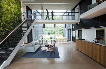 Väla Gård is Skanska's greenest office building to date. Väla Gård is Skanska's greenest office building to date.