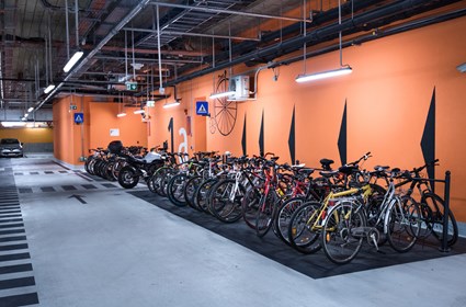 bicycle racks
