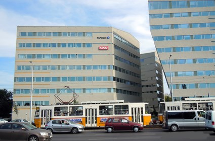 Népliget Center Könyves Kálmán Roadring Facade, Budapest, Hungary