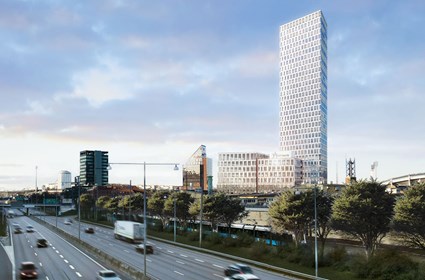 Citygate, office building at Ullevimotet E6, Gothenburg