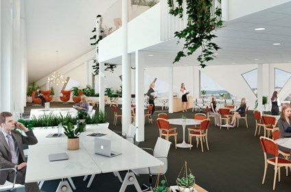 Many employers have understood that light and open spaces, combined with a good indoor climate, positively impact productivity and reduce sick leave.
