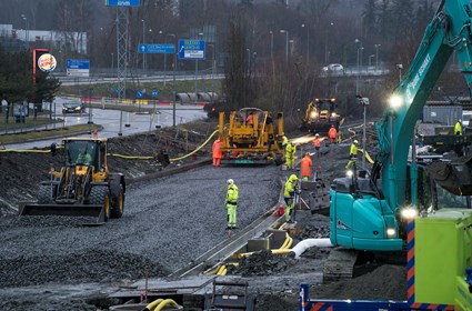 The project includes the section Eriksberg–Pölsebo.