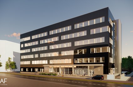 Skanska is developing an office building called Börsen H1, situated in the heart in Kiruna. 