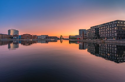 The location in central Malmö is optimal.